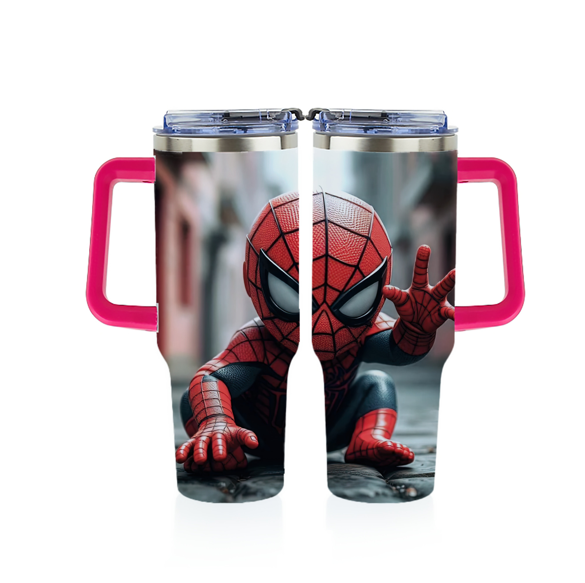 Spider Man スパイダーマン 1200ｍLフルプリント車用タンブラー